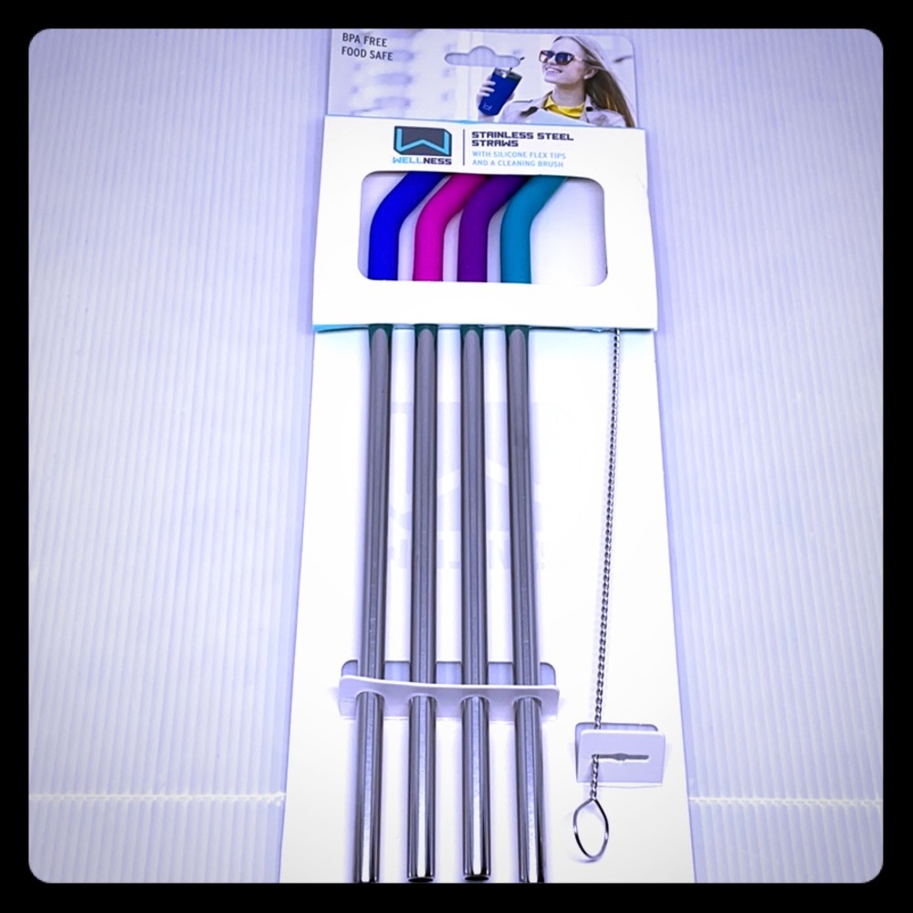 Brand New Stainless Steel Straws